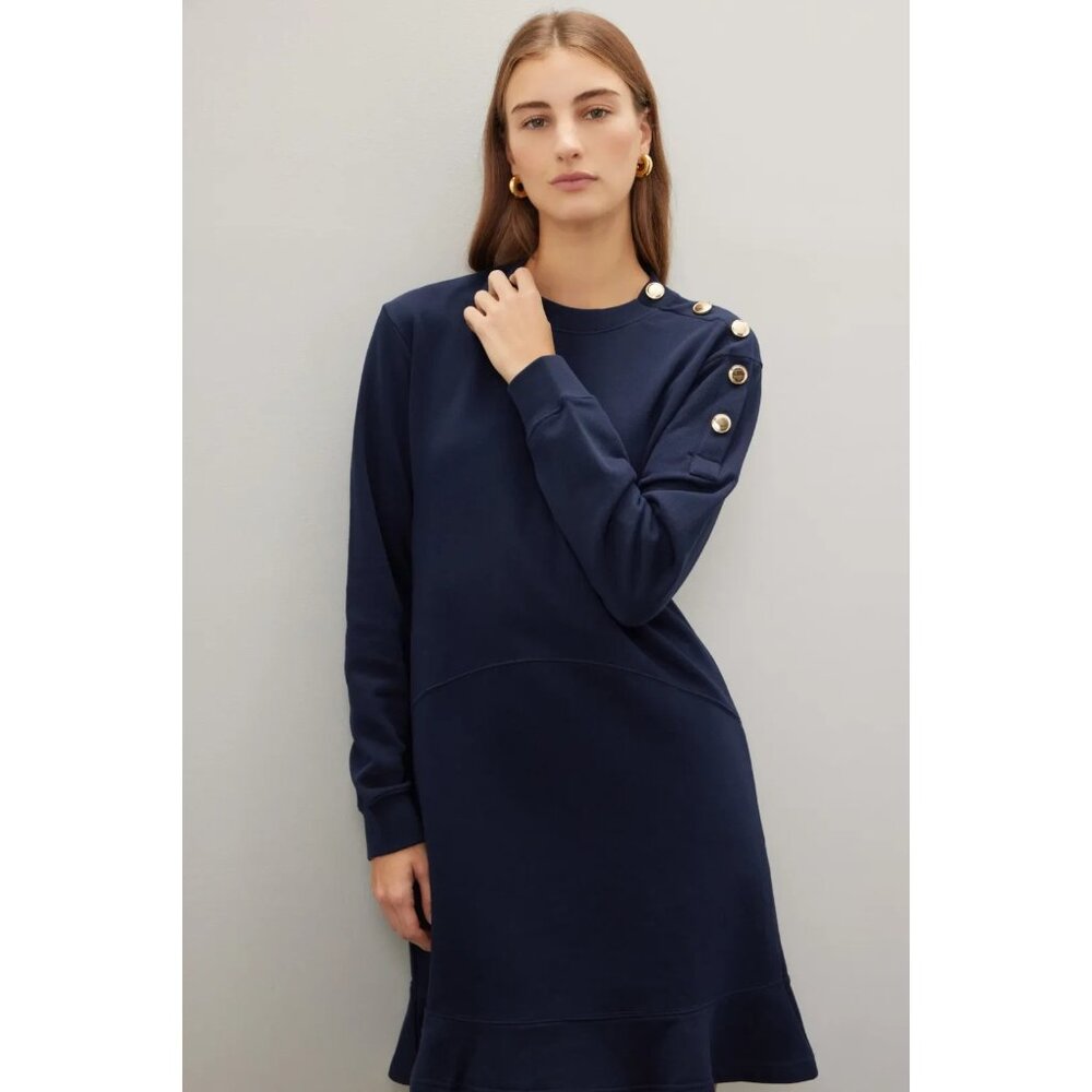 Derek Lam 10 Crosby Navy Camden Sweater Mini Dress – Women’s Size XS